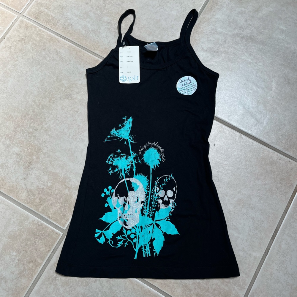 Split VINTAGE Tank-top NWT